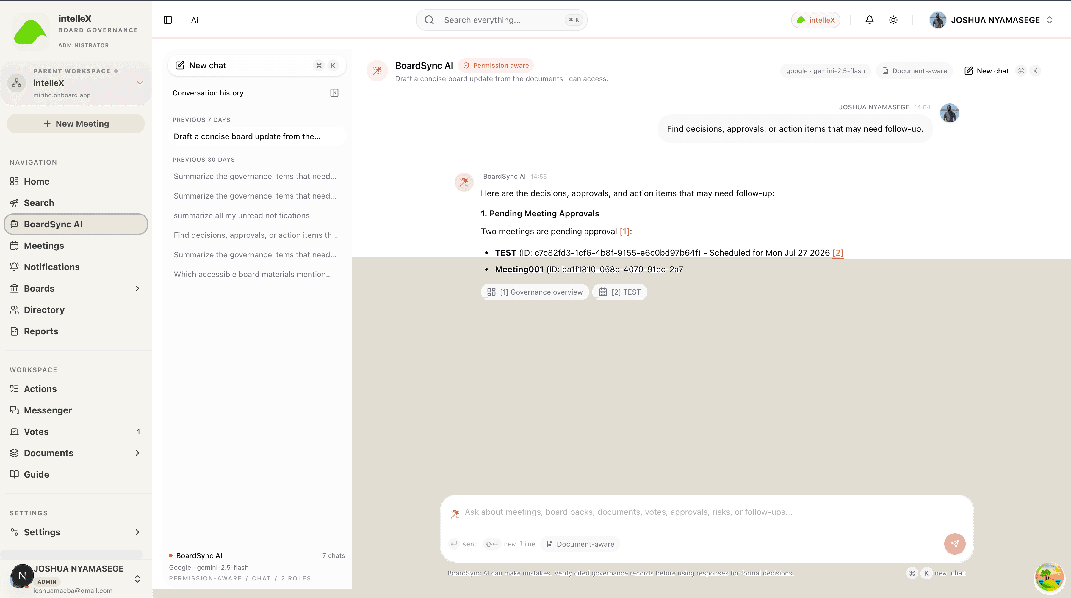 BoardSync AI screenshot